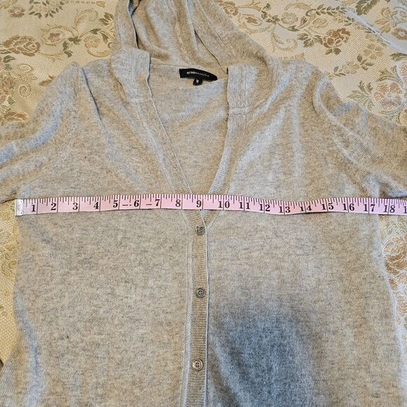 BCBGMAXAZRIA Gray Wool Angora Blend Sweater Women’s Size M - Picture 8 of 9
